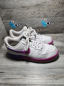 Men’s Nike Air Force 1 '07 LV8 Grey Hyper Grape CJ0524 002 Sz 8 - Picture 1 of 11