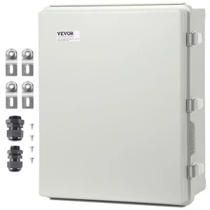 VEVOR Outdoor Junction Box 350 x 250 x 150 mm ABS Plastic Electrical Enclosure - Picture 1 of 12