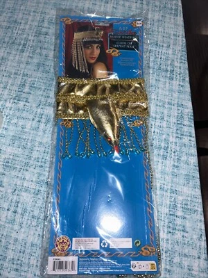 Asp Serpiente Cuentas Tocado Cleopatra Diadema Reina Egipcia Disfraz Adulto Foto 1 de 3