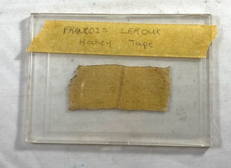 FRANCOIS LEROUX - Pittsburgh Penguins - Used Hockey Tape - 1990s - NHL Hockey - Image 1 of 1
