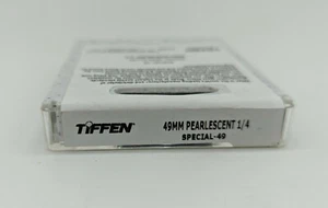New Tiffen 49mm Pearlescent Filter (Grade/Density 1/4) - Softens Contrast - Picture 1 of 8