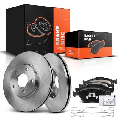 6件装前刹车盘转子和陶瓷刹车片适用于福特Transit Connect 10-13 — 第 1/4 张图片