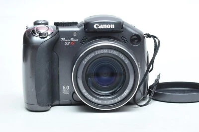 Canon PowerShot S3 IS 6MP  Digital Camera with 12x Image Stabilized Zoom Lens - Image 1 of 3