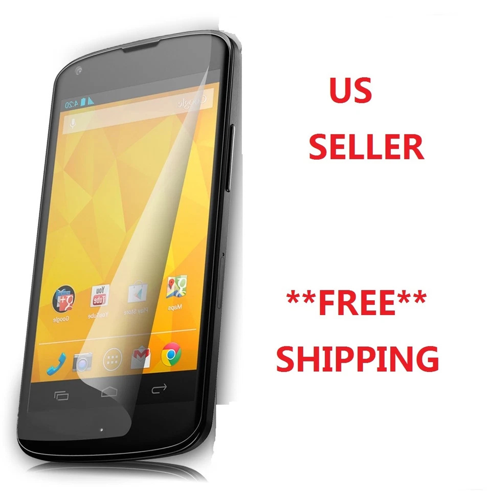 LGN402 1x 2x 3x 5x LG Nexus 4 E960 matte Front Screen Protector Anti-glare Cover - Image 1 of 1