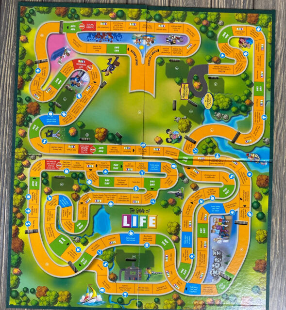 Vintage The Game Of Life Board Replacement Parts/Pieces Only, 1960