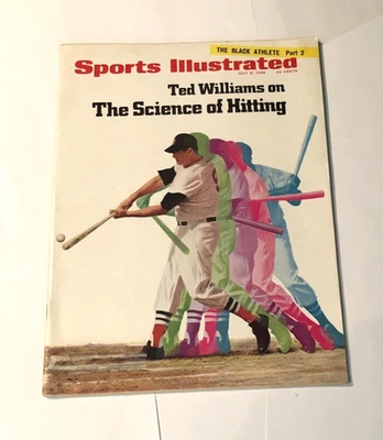 1968 NO LABEL Sports Illustrated TED WILLIAMS Boston RED SOX Science of Hitting Foto 1 de 4