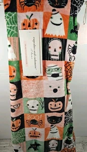 Cupcakes y Cachemira Halloween 60x70 Decorativa Acogedora Manta a Cuadros NUEVO - Imagen 1 de 4