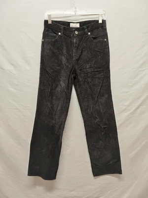 Old Navy Corduroy Pants Womens 16 Black Straight Leg Five Pocket Casual - Image 1 of 4