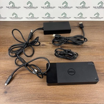 Dell WD19S 180W Docking Station with AC Adapter and Cables USB C Thunderbolt - Image 1 of 4