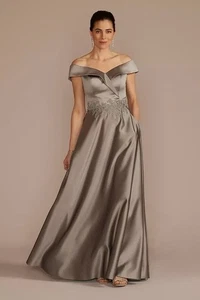 Oleg Cassini Madre de la Novia de David’s Bridal Nuevo Con Etiquetas - Imagen 1 de 5