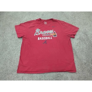 Camiseta de béisbol Atlanta Braves para hombre 3XL Nike roja MLB camiseta gráfica - Imagen 1 de 6