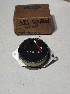 1949 1950 Ford Dash NOS indicador de temperatura agulha vermelha 8A-10833-B fabricante de equipamento original - Imagem 1 de 4