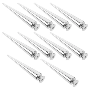 2 Pieces DIY Rivet Accessories Miss Silver Metal Punk Rivets Craft - Picture 1 of 12