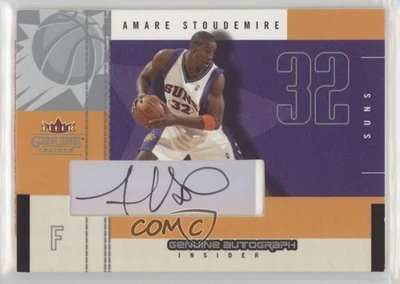 2003-04 Fleer Genuine Insider Amare Stoudemire Amar'e #GAI-AS с автографом - Изображение 1 из 2