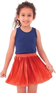 NUEVO American Apparel Niños Pequeños Acordeón-Falda Plisada - Imagen 1 de 6