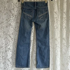 Boys Wrangler 20X Denim Bootcut Jeans Size 8 - Picture 1 of 5