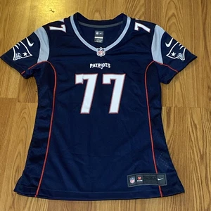New England Patriots Jersey Size Small NFL Football Women’s #77 Gonzalez - Picture 1 of 9