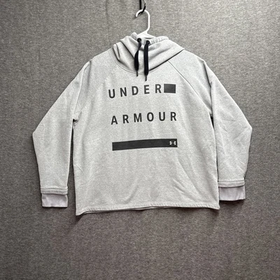 Under Armour  Pullover Hoodie Womens XL Threadborne — 第 1/4 张图片