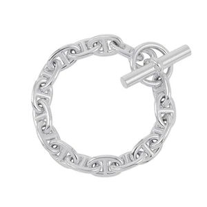 HERMES Chaine d'Ancre Bracelet 16 frames Size MM SV925 - Picture 1 of 9