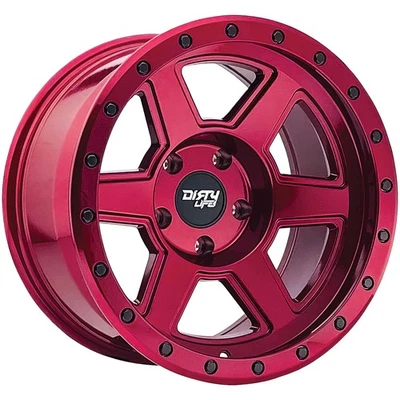 Dirty Life 9315 Compound 20x10 8x170 -25mm Candy Red Wheel Rim 20" Inch Foto 1 de 4