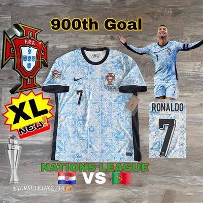Nike Portugal  FPF Cristiano Ronaldo #7 2024Away Jersey Nations League Croatia  - Image 1 of 4