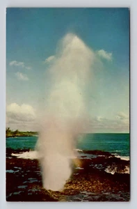 Postcard Spouting Horn Kauai's Famed Sea Water Geyser Hawaii - Picture 1 of 2