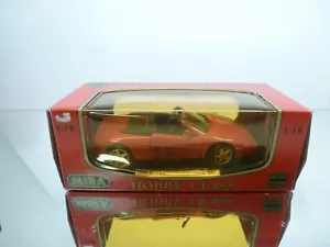 MIRA HOBBY CLASS 6101 FERRARI 348TS SPIDER OPEN TOP 1992- RED 1:18 - GOOD IN BOX - Imagen 1 de 9