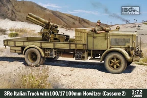 IBG 72099 3Ro Italian Truck with 100/17 100mm Howitzer (Cassone 2) scale 1/72 - Zdjęcie 1 z 1