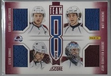 2013-14 Score Team 8s Jerseys Calvin Pickard Erik Johnson Matt Duchene Rookie RC