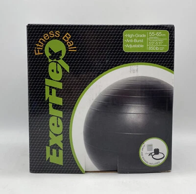 New PBLX Exerflex Fitness Exercise Ball With Pump NIB - Image 1 of 4