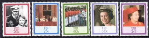 1986 FIJI QUEEN ELIZABETH 60th BIRTHDAY SG714-718 mint unhinged - Picture 1 of 1