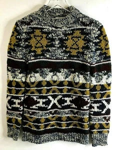 Zara Girl's Size 13-14 Years Chunky Knit Sweater Tunic Long Sleeve Multicolor - Picture 1 of 10