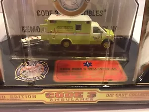 Code 3 Kennedy Space Center Fire Rescue Ford E-350 Ambulance 12061, Has A Stand - Picture 1 of 9