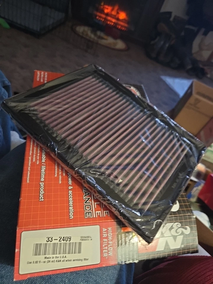 Filtro de aire K&N 332409 para 21 Infiniti Q50 07-19 Nissan Sentra 08-13 Rogue Xtrail Foto 1 de 1