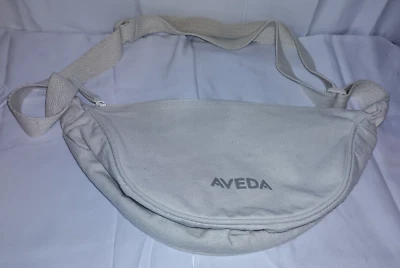 Bolsa de maquillaje AVEDA de lona natural de algodón con cremallera  Foto 1 de 4