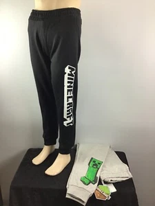 Minecraft Jogging Hose Junge 116,128,134,140,152,2 Varianten,schwarz,grau,Print - Bild 1 von 12