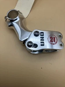 Kalloy Uno Adjustable Angle 110mm Stem 1" DC 25.4mm Clamp +/-Deg Silver - Picture 1 of 4