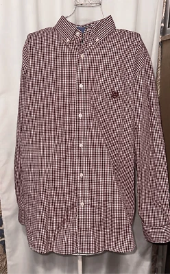NEW WITH TAGS Men Chaps Plaid Long Sleeve Big Men size XL TALL Long Sleeve Top l - Image 1 of 4