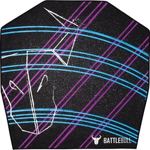 NEW BattleBull Zoned Floor Chair Mat - Tracks Neon BB-645955 - Picture 1 of 5