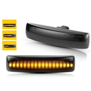 For Land Rover Freelander 2 Dynamic Led Side Repeaters Indicator Lights Smoked - Picture 1 of 11
