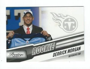 2010 Prestige #231 Derrick Morgan RC Rookie Titans (Draft VARIATION) SP! - Picture 1 of 1