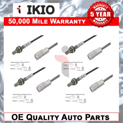 Juego de 4 sensores lambda delanteros + traseros Ikio para Ford Focus C-Max C-Max - Imagen 1 de 2