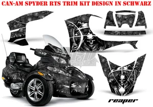 KIT GRÁFICO DE DECORACIÓN DE CARRERAS AMR CAN-AM SPYDER RT/RT-S KIT DE AJUSTE DE REAPER B - Imagen 1 de 10