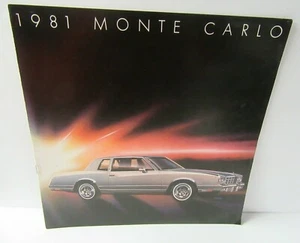 1981 Chevy Dealer Brochure Booklet Monte Carlo Original Chevrolet GM - GL323 - Picture 1 of 1