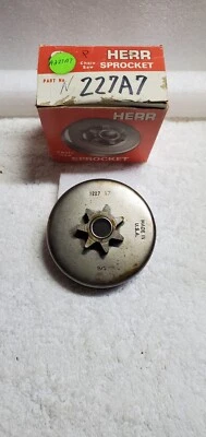 Звездочка Herr N227-A7 3/8 дюйма x 7T Poulan 360 361 400 401 450 451 Wright 136 137 - Изображение 1 из 4