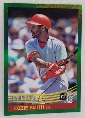 2018 Panini Donruss Retro 1984 Green Holofoil Ozzie Smith #264 - 10+ Ship FREE! - Image 1 of 4