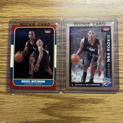 2008-09 NBA Fleer Russell Westbrook 新秀卡套装 — 第 1/2 张图片
