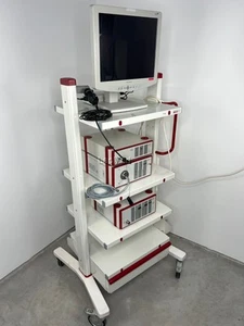 R. Wolf Equipment Trolley Endoscopy Endoscopy incl. Accessories 5506 3 CCD 5131 Auto LP - Picture 1 of 16