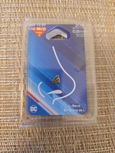 L-Bend Nasenpiercing, Superman Emblem, 20 Gramm Edelstahl Pfosten, Neu - Bild 1 von 5