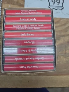 The Best Of Old Time Radio Greatest Comedies 8 Cassette Tapes Vintage Audio - Picture 1 of 6